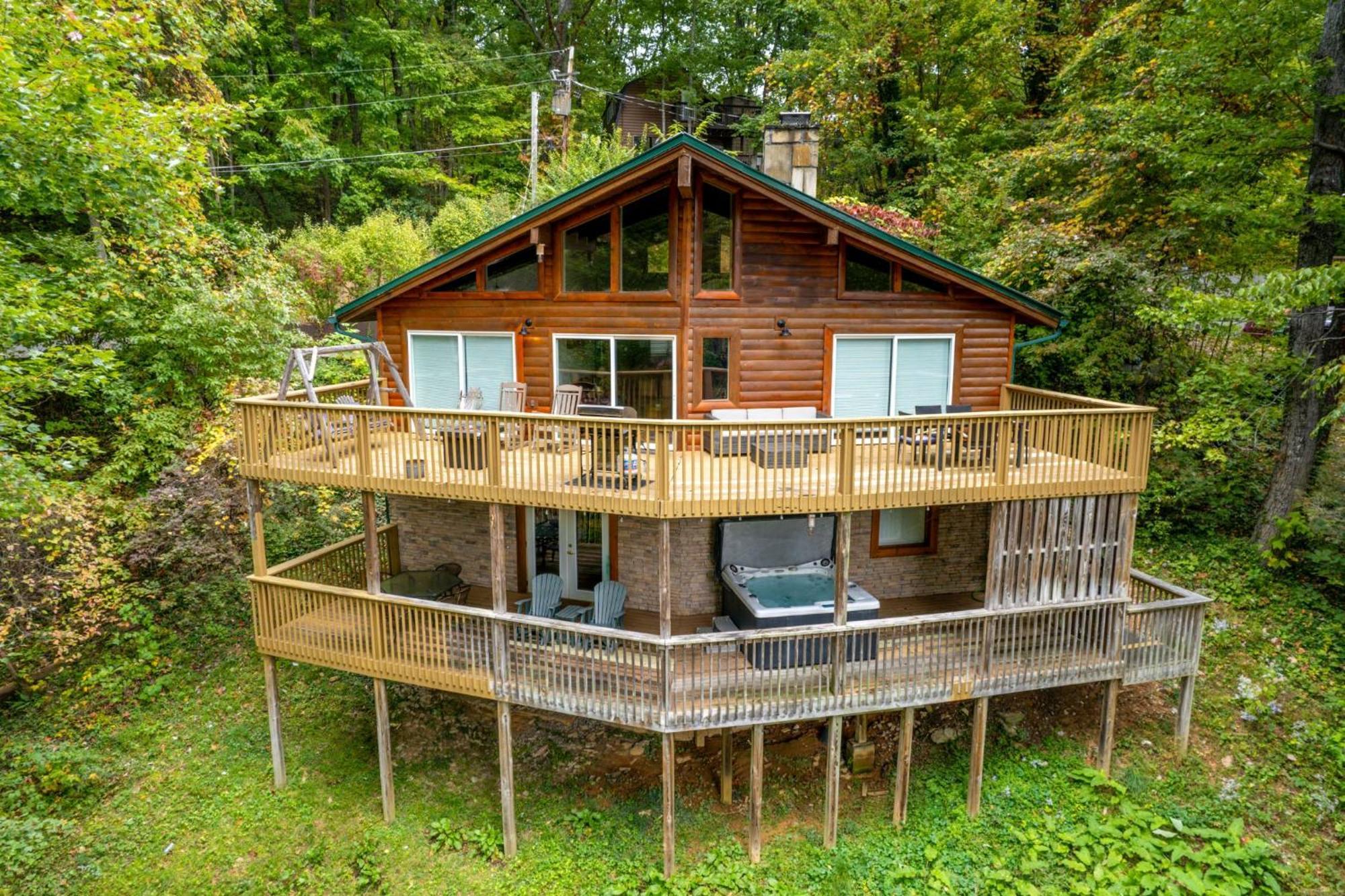 Grand Ole Chalet - Mt Viewsfireplacefirepitarcade Gatlinburg Exterior foto